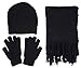 Knitted Winter Set - Beanie, Gloves and Scarf - High Quality with Affordable Price!