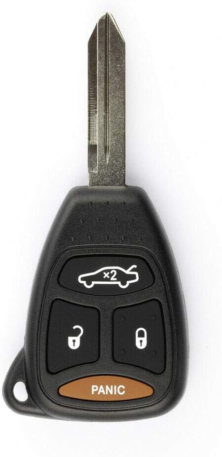 2-Pack Silicone Key Fob Cover For Jeep/Dodge/Chrysler (KOBDT04A Remote) - Protective Skin Case