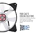 Cooler Master MasterFan Pro 120 Air Flow RGB- 120mm High Air Flow RGB Case Fan, 3 in 1 with RGB LED Controller, Computer Cases CPU Coolers and Radiators