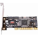 TechIntheBox 4 Ports Port SATA SERIAL ATA PCI CONTROLLER RAID CARD FOR HDD HARDDISK RAID