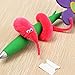 HAPTIME Worm on a String, Fuzzy Worms with Wiggle Eye, Trick Toy, Pet Toy, Classic Party Favors Bag Fillers Christmas Stocking Stuffer Gifts (24Pcs,8 Diffrent Colour)