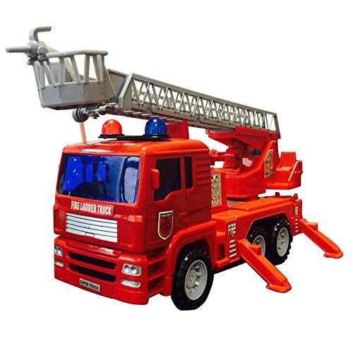 iPuzzle Firefighter Truck Toy Rescue Engine Fire Truck with 