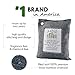 MOSO NATURAL Air Purifying Bag 500g. Odor Eliminator, Odor Absorber for Kitchens and Bedrooms. Charcoal Color
