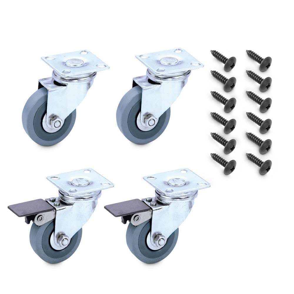 Palmer CAB CASTORS - Castor Set with 4 Castors incl. Screws for Bass or Guitar Cabinets