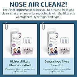 Nose Filter Reusable Breathable Nasal Plugs Air