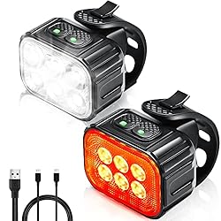 Hipeak Bike Lights for Night Riding, IP65