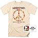 Popfunk Woodstock Peace Symbol T Shirt (Small) Cream
