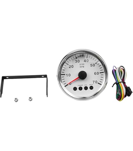 Amazon.com: White Multifunction Tachometer Compatible with Suzuki