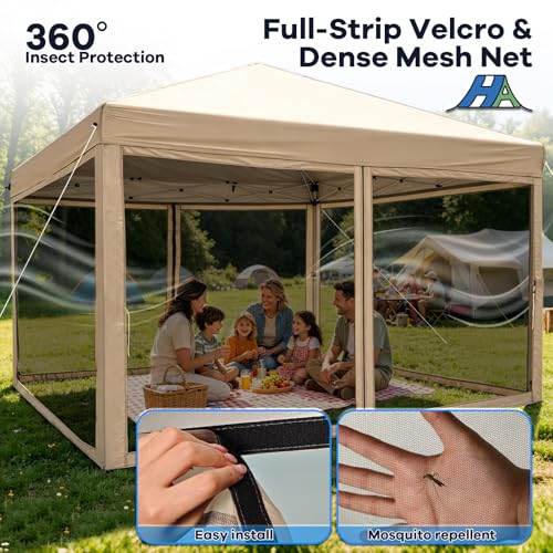 Havzeno 8x8 Pop Up Canopy with Mosquito Netting Review: Portable Outdoor Shelter image 19