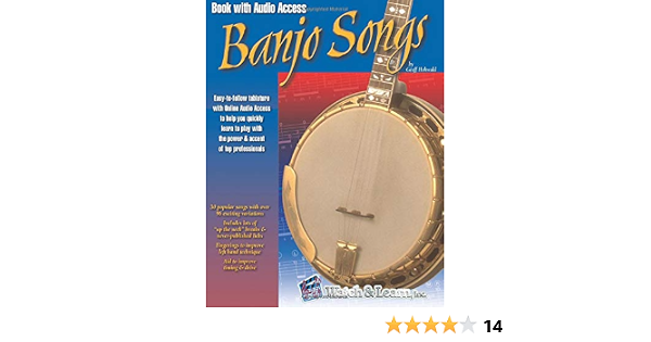 Amazon Com Banjo Songs Book With Audio Access 9781977056221 Hohwald Geoff Books