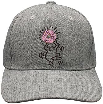 DKEELG3I I.I Am Fat Cat Delicious Doughnut Unisex Peak Cap