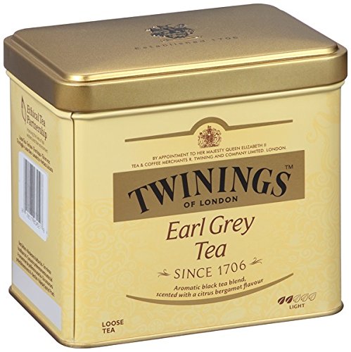 Click Here to See More Images Twinings Earl Grey Tea, Loose Tea, 7.05-Ounce Tins (Pack of 6)