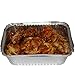 Tiger Chef Durable Aluminum Oblong Foil Pan Containers with Board Lids, 5 Pound Capacity, 9.63