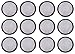 12 Replacement Charcoal Water Filters Disc Compatible with Mr. Coffee Maker 113035-001-000 WFF