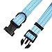 Mile High Life Dog Collar | Nylon with Reflective Three 3M Straps | Sky Blue, X-Small Neck 9″-13″ -20 lbthumb 4
