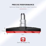 AGPTEK V Brake Pads 70mm 4 Pairs for MTB Shimano Tektro Avid Clarks Sram XLC Red view 5