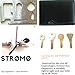 Key Organizer Keychain & Free Survival Tool | Stromo Original | The Best Pocket Key Holder | Best Key Organizer | Free! 11 in 1 Survival Stainless Steel Tool. | Strømø - Lasts Forever