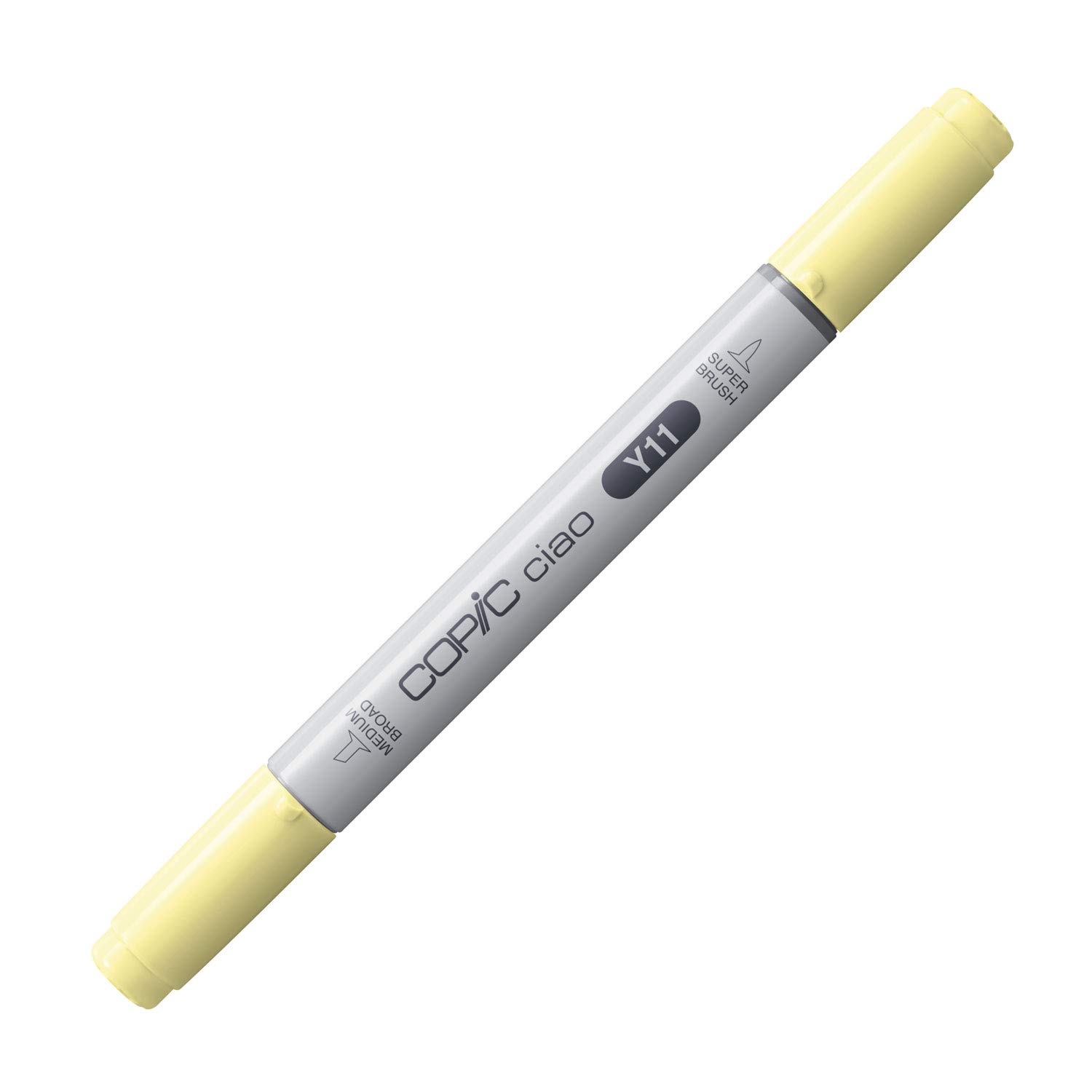 Copic Ciao Coloured Marker Pen - (Y-11) Pale Yellow, For Art & Crafts, Colouring, Graphics, Highlighter, Design, Anime, Professional & Beginners, Art Supplies & Colouring Books