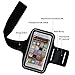 Workout Armband, Morris Water Resistand Key Holder Card Holder Sport Armband for Smartphones iPhone 8, 7, 7 Plus, 6, 6 Plus, 6S, 5, 5S, 4, 4S, Galaxy S3, S4 + Key Holder, Water Resistant