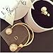 P.phoebus Yellow Gold White Pearl Vintage Jewelry Rhinestone Open Adjustable Knuckle Finger Rings 925 Sterling Silver Plated For Women Men (rings)