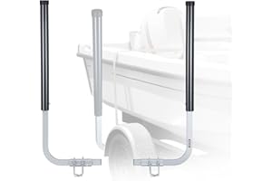 VEVOR Boat Trailer Guides, 40 in/48 in Height Guide Poles, 2PCS High-Hardness Steel Trailer Guide-Ons, Adjustable Guide Poles