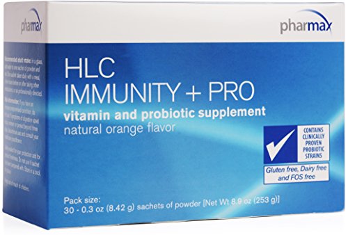 Pharmax - HLC Immunity + Pro - Probiotics, Vitamins and Minerals to Support Optimal Health* - 30 Sachets of Powder Pharmax - HLC Immunity + Pro - Probiotics, Vitamins and Minerals to Support Optimal Health* - 30 Sachets of Powder