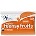 Plum Organics Teensy Fruits Bundle: 1 Box each of Peach and Berry Soft Fruit Snacks