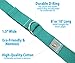 Wacces D-Ring Buckle Cotton Yoga Straps Bands – Best for Stretching – (10 ft – Turquoise)thumb 3