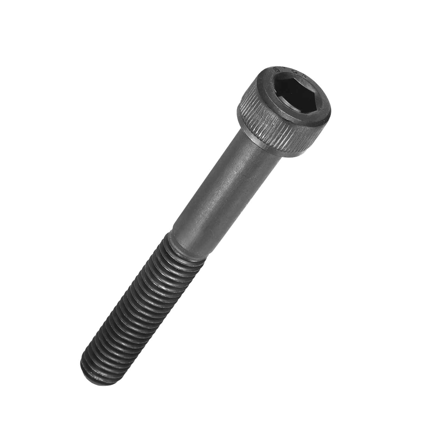 Kozelo 40pcs Socket Head Cap Screws - [M6-1 x 45mm] Alloy Steel Black Oxide Grade 12.9 Internal Hex Screw Full Thread for Industrial & Machinery Use, Black