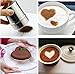 Honbay Stainless Steel Chocolate Shaker Icing Sugar Powder Cocoa Flour Coffee Sifter Cooking Tools Lid Chocolate Shaker Cocoa