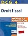 dcg 4 - droit fiscal 2012/2013 - 6e edition - manuel et applications by