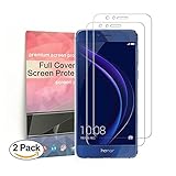 Huawei Honor 8 full Coverage Screen Protector Anti-Bubble [2 Pack],Rapidest HD Ultra Clear TPU Film Curved Edge to Edge Screen Protector for Huawei Honor 8