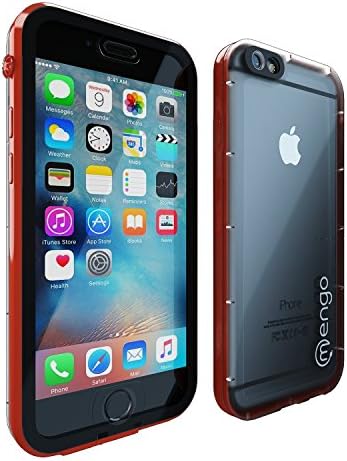 Mengo Hydro Series iPhone 6S Waterproof Case (4.7” Version) Thin, Light Weight, Dustproof &amp; Shockproof (Red)