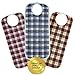 Medokare Adult Bibs - Pack of 3 Washable Clothing Protectors for Men & Women - ﻿Multicolor