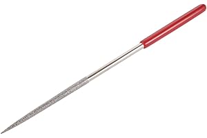 uxcell 5mm x 180mm Round Diamond Needle File 150 Grit for Metal Glass