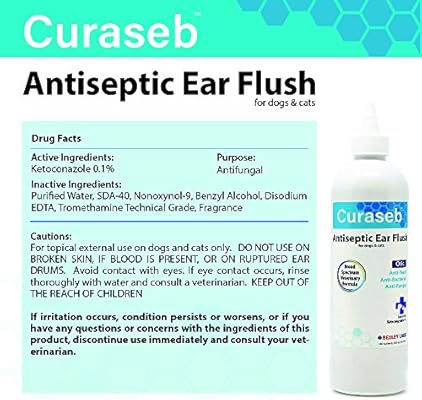 curaseb antiseptic ear flush