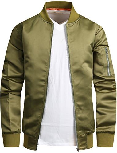 HARRISON83 Mens Premium Lightweight Flight Windbreaker Bomber Jacket