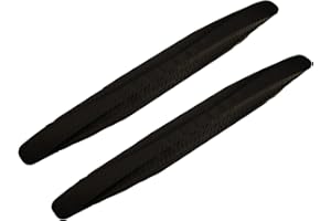 Adyoney Anti-Collision Patch Car Bumper Guard Strip Anti-Scratch Bumper Protector Protector Car Door Protector Trim Universal for Cars SUV Pickup Truck,Black 2 per Pack