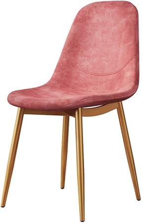 Moderne Esszimmerstuhle Metal Leg Chair Kreativer Esszimmerstuhl For Zuhause Esszimmer Ruckenlehne Hocker Wohnzimmer Besprechungszimmer Dekoration Pink 55x42x78cm Geeignet For Wohnzimmer Amazon De Kuche Haushalt