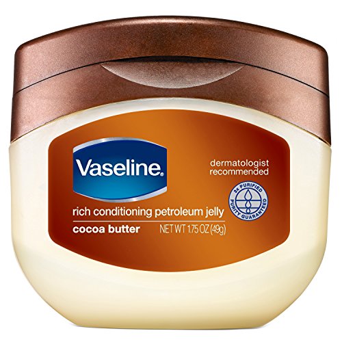 Vaseline Petroleum Jelly, Cocoa Butter, 7.5 oz (Pack of 4)