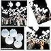 40pcs LED Light Up White Balloons by ALUNME Non Flashing Party Wedding balloon Lights Long Standby Time for Dark Party Supplies,Wedding Decorates