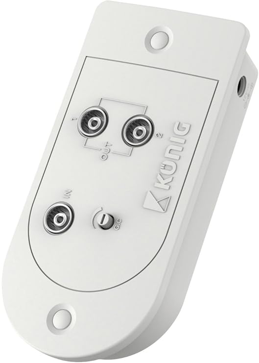 König TV-Verstärker (25 dB, 2X Ausgang, Verstärkungsregelung)