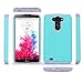 LG G Vista Case, LK [Shock Absorption] [Impact Resistant] Hybrid Dual Layer Armor Defender Protective Case Cover for LG G Vista (Teal)