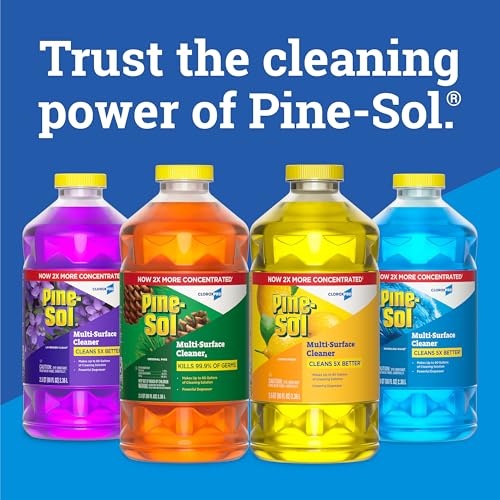 CLOROXPRO PINE-SOL MULTI-SURFACE CLEANER, ALL PURPOSE CLEANER, LAVENDER CLEAN, 80 FLUID OUNCES (PACKAGE MAY VARY)