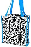 World Traveler Damask Print Collection Travel Tote Bag 12-inch