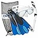 Cressi Palau Mask Fin Snorkel Set with Snorkeling Gear Bag