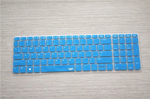 Leze Ultra Thin Transparent Keyboard Protector Cover Skin for HP ProBook 450 G1/G2, ProBook 650 G2 Laptop - Semi Blue