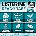 Listerine Ready! Tabs Chewable Mint Tablets with Clean Mint Flavor, Revolutionary 4-Hour Fresh Breath Tablets to Help Fight Bad Breath On-the-Go, Sugar-Free, Alcohol-Free & Kosher, 8 ct