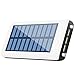 HuaF Solar Charger 24000mah Portable Charger Power Bank 3 USB Ports(1A+2A+2A) Backup Battery for iPhone iPad Samsung HTC Cellphones Tablet and More