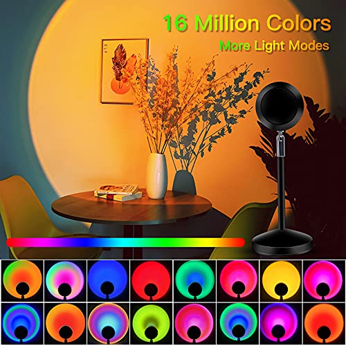 Panamalar Smart Sunset Lamp, WiFi Sunset Projection Lamp 16 Color